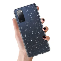 Crystal Glitter viedtālruņa apvalks Samsung Galaxy S20 FE/Lite sudraba