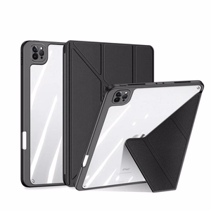 DUX DUCIS apvalks MAGI ar zīmuļa turētāju iPad Pro 11 (2018/2020/2021/2022) melns