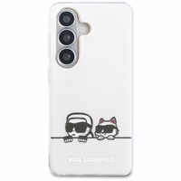 Karl Lagerfeld IML Peekaboo Karl&Choupette MagSafe Maciņš for Samsung Galaxy S26 - caurspīdīgs