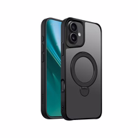 Etteri Matēts Mag Ring maciņš for iPhone 16 Plus 6,7" melns