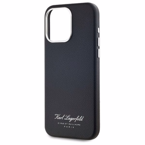 Karl Lagerfeld Hotel RSG viedtālruņa apvalks iPhone 15 Pro Max - melns