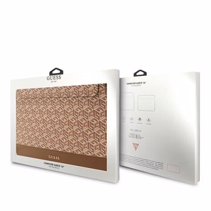 Guess GCube Stripes чехол для ноутбука 16" - коричневый