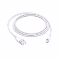 APPLE kabelis USB MD818ZM / A IPHONE LIGHTING 8-PIN 1M balts bez iepakojuma bez apmales
