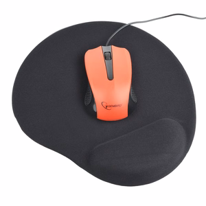 Mousepad wrist support MP-GEL-BLACK 260x220 black