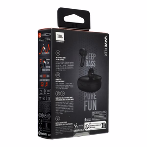 Bezvadu austiņas JBL Wave Flex JBLWFLEXBLK melns