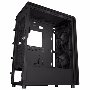 ASUS ProArt PA401 Wood Edition datora korpuss MidiTower rūdīts stikls ATX melns