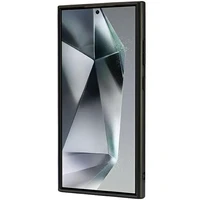 Audi īstas ādas magnētiskais MagSafe cietais viedtālruņa apvalks S24 Ultra S928 melni sarkans AU-TPUPCS24U-R8/D3-RD