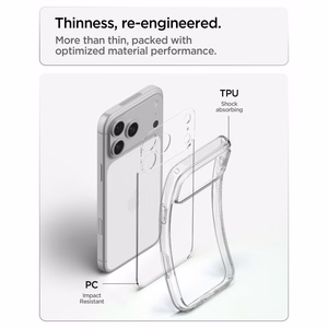 Spigen Ultra Hybrid vāciņš iPhone 18 Pro / 17 Pro – caurspīdīgs