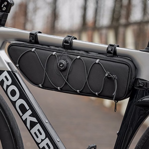 Rockbros TL003 ROAD TO SKY 2L velosipēda rāmja soma ūdensizturīga - melna