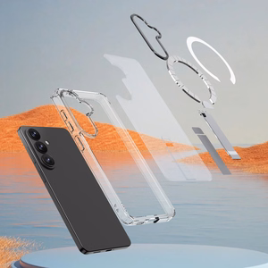 Hybrid Armor X macins Samsung Galaxy S26 ar stativu, saderigs ar MagSafe - caurspidigs