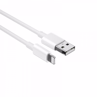 WiWU - Classic sērijas datu kabelis Wi-C006 USB A uz Lightning 2,4A - balts