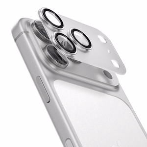 Benks rūdītais stikls Air Shield matēts integrēts lēcas aizsargs (C069) Iphone 17 Pro (3 lēcas) caurspīdīgs