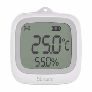 ZigBee LCD temperatūras un mitruma sensors Sonoff SNZB-02WD