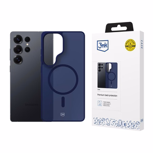 3mk Smoke MagCase priekš Samsung Galaxy S25 Ultra zils-caurspīdīgs
