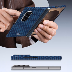 Benks Magnetic Armor Grid Air Grand Combo maciņš Samsung Galaxy Z Fold 8 Ultra, zils (C.K.FL.SA.BE.S051)