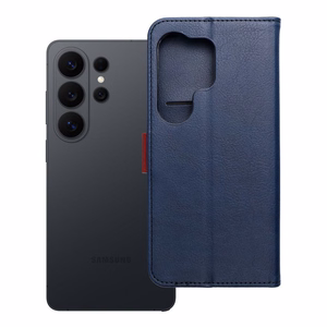 Atlokāmais maciņš Motorola G17 Split Book, tumši zils un sarkans