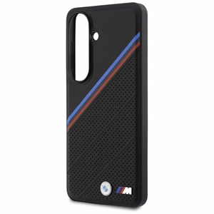 BMW Tricolor Metal Logo MagSafe maciņš priekš Samsung Galaxy S26 melns