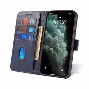 Magnet Case elegants viedtālruņa apvalks ar vāciņu un statīva funkciju Samsung Galaxy A73 zils