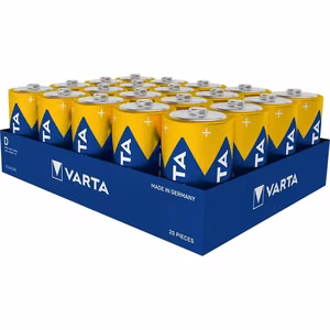 VARTA Alkaline Battery R20 (Type D) Industrial Pro 20 pcs