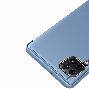 Clear View Case apvalks Samsung Galaxy A22 4G melns
