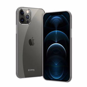 Crong Crystal Slim vāciņš ierīcei iPhone 12 Pro Max, caurspīdīgs