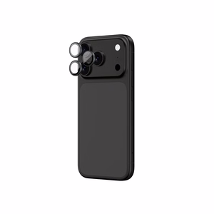 AmazingThing Lens стекло для iPhone 17 Pro / Pro Max с серой алюминиевой рамкой