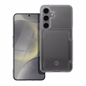 FORCELL F-PROTECT Kristālais kabatas apvalks SAMSUNG S24 caurspīdīgs