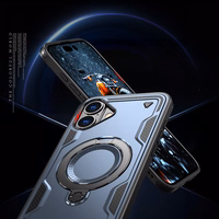 Hybrid Armor Trendy viedtālruņa apvalks ar MagSafe iPhone 16 Plus - zils