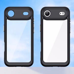 Outer Space viedtālruņa apvalks iPhone 17 Air - melns caurspīdīgs