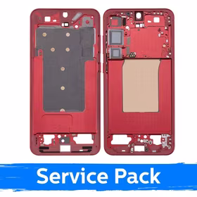 Vidējais rāmis saderīgs ar Samsung S936 S25 Plus / Coral Red / (Service Pack)