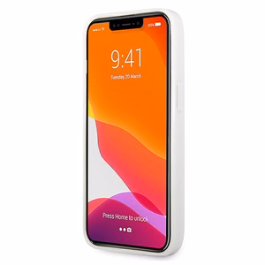 Mercedes Silver Stars Pattern чехол для iPhone 13 Pro / iPhone 13 - белый