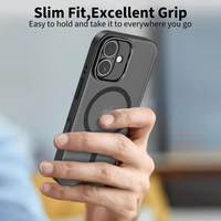 Tech-Protect MagStand MagSafe viedtālruņa apvalks iPhone 17 - matēts melns