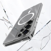 Rock Crystal Transparent Series Magnetic Case for Samsung Galaxy S26 Plus transparent