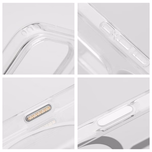 Clear Mag Cover Elite STR maciņš modelim iPhone 17 Pro / 18 Pro, saderīgs ar MagSafe, no nedzeltējoša materiāla, ar Camera Control pogu – caurspīdīgs