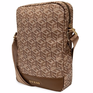 Guess soma GUTB10HGCFSEW 10" brūna GCube Stripe planšetes soma