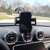 Blavec Car turētājs BHC-03 15W with induction charging to windshield (BHC03-WIB) melns