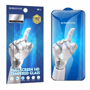 Borofone rūdītais aizsargstikls BF6 Diamond Armor pilnekrāna HD Iphone 15 Plus/16 Plus viedtālrunim - 10 gabalu komplekts