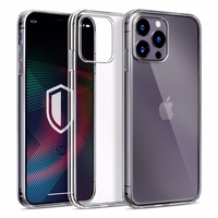 iPhone 14 Pro silikona apvalks no 3mk Clear Case sērijas - caurspīdīgs