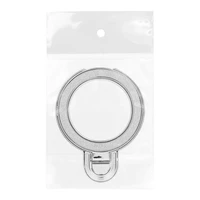 Tālruņa statīvs CIRCLE GLITTER – lipīgs – sudraba