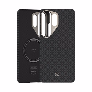 Benks Magnetic Armor Air Armor Grid Kevlar Maciņš Metal Frame 600D (E050) for Samsung Galaxy S26 Ultra melns