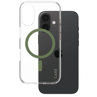 CARE by PanzerGlass Flagmanis viedtālruņa apvalks iPhone 16 6.1" zaļš/zaļš Magnētiskais 1369
