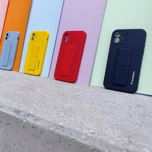 Wozinsky Kickstand Case silicone case with kickstand case for Xiaomi Redmi Note 11S / Note 11 black