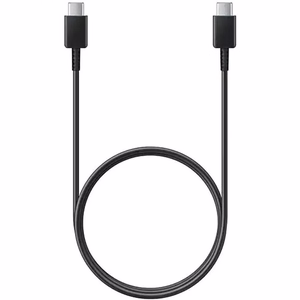 Samsung EP-TA845EWE 45W sienas lādētājs ar USB-C kabeli Samsung EP-DW767JWE 45W 1.8m (OOB Bulk - aizstājēja iepakojums) - melns