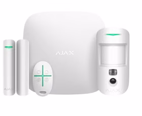 Ajax StarterKit Cam HDR drošības signalizācija, balts