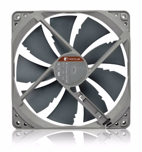 Noctua NF-P14S REDUX-1500 PWM datora dzesēšanas sistēma, korpusa ventilators 14 cm pelēks