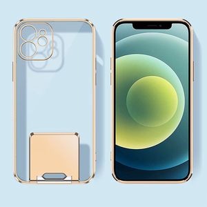 Tel Protect luksusa viedtālruņa apvalks ar statīvu Iphone 13 Pro zeltains