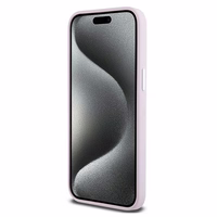 DKNY DKHMP14XSMCHLP iPhone 14 Pro Max6.7" rozā maciņš Liquid Silicone Small Metal Logo MagSafe