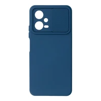Camshield Soft viedtālruņa apvalks Xiaomi Redmi Note 12 5G/Poco X5 (m) - tumši zils