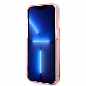 Karl Lagerfeld KLHCP14LLBKLCP iPhone 14 Pro 6.1 "rozā / rozā cietais apvalks Liquid Glitter Big KL