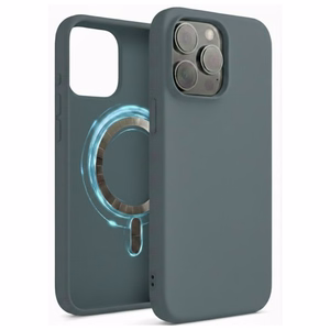 Vāciņš "TM MagSafe Silicone" iPhone 16 / Lack Green /